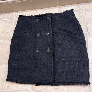 Maeve by Anthropologie Tweed Mini Skirt